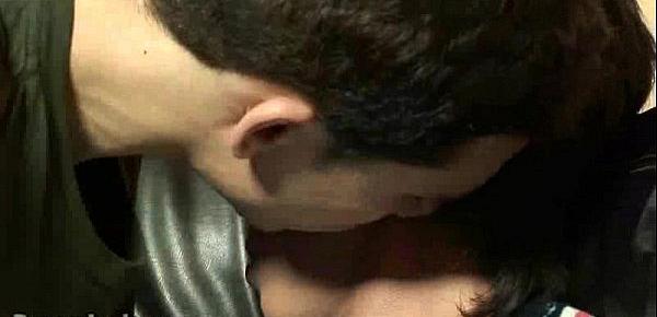  Adorable boy teases his mate tonguing his nipples